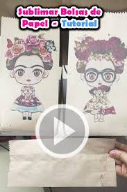 Sublimar Bolsas De Papel Tutorial Sobres De Papel Bolsas De Papel Tarjetas Artesanales