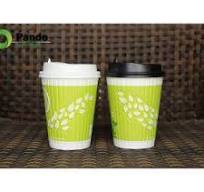 Embossed double wall paper hot cups Manufacturers ...
