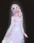 Blue Elsa Wedding Dress