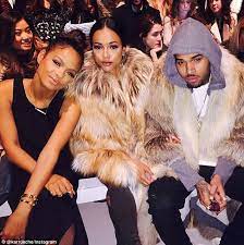 Chris Brown S Baby Mama Nia Is Friends With Karrueche Tran Daily Mail Online