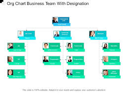 Org Chart Business Team With Designation Powerpoint Design
