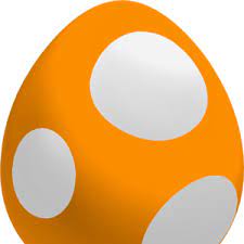 Yoshi Egg Yoshi Orange Baby Super Mario