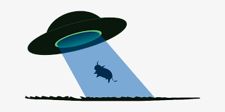 Alien in ufo coloring page for kids. Ufo Clipart Beam Cartoon Ufo With Beam Free Transparent Png Download Pngkey