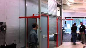 Mckeon door is a leading manufacturer of overhead and side activated coiling grilles, doors, fire door systems and custom engineered closures. Mckeon Door Overhead Coiling Fire Door With Egress T2500 Youtube