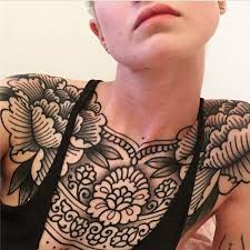 3 580 Likes 16 Comments Mckenzie Mckenzietattooer On Instagram Thanks For The Healed Shot Yppop A Chest Tattoos For Women Tattoos Chest Piece Tattoos
