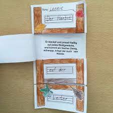 Der Herbst Steht Auf Der Leiter Flipp Flapp Gesehen Bei Froileinskunterbunt Und Gleich Mal Nachgebastelt Grundschule Kunstunterricht Gedicht Grundschule