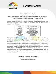 Son crímenes de guerra que siembran muerte y terror en. Colombia Renaciente Aterriza En Putumayo Con Los Aliados Del Exministro Rivera La Silla Vacia