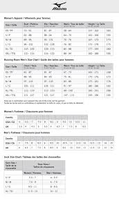 Mizuno Width Size Chart Www Studiozanolla Com