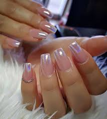 Ombre Black And Clear Nails Pin By Mandy Fernandez On Nails Gold Nail Designs Nails Nail Designs