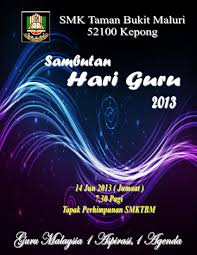 Tema hari guru bagi tahun ini (2018) ialah guru pemacu transformasi pendidikan. Buku Program Sambutan Hari Guru 2013 By Umadevy Kasinathan Flipsnack