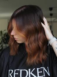 Extra spicy pumpkin spice 🎃🌶️ “I want a BIG CHANGE” said @katelynhein I  got you! Smudge: 6N, 6RB Front gloss: 9aa, 8cr, 7g All over gloss: 9aa,  8cr, orange kicker @redkenpro @redken @