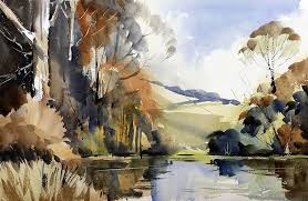 Steve Hall Artist Artists In Wiltshire Watercolour Courses Watercolor Paintings Abstract Landscape Art Watercolor Art