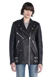 Boyfriend Moto Jacket Jacket Alexander Wang Official Site Jackets Leather Trend Moto Jacket