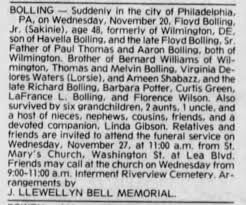 Floyd Bolling Jr Obituary