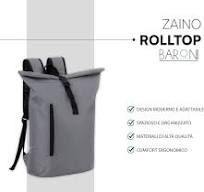 Baroni Home Zaino Rolltop in Tela, Spazioso e Resistente, Porta PC 17  pollici, Zaino espandibile, Capienza 20L, Casual per Viaggi e Uso  Quotidiano, ...