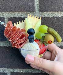 Charcuterie Cups Party Food Appetizers Charcuterie Recipes Appetizer Recipes