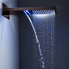 After what we have seen in our led shower head reviews let's also look at the led shower head 2 water mode 7 color changing automatic handheld showerhead. Buy Bathselect Rectangular Style Led Shower Head Ceramic Valve Material With Hand Shower Rustic Shower Head Rustic Shower Head
