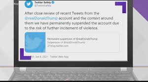 Russian authorities say they will block twitter across the country in one month unless the social at the time, russian regulators vaguely threatened to ban twitter, though they didn't provide a deadline. Expert Says Twitter Isn T Violating Trump S Free Speech With Ban Wtsp Com