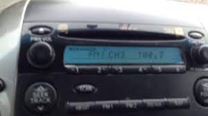 I find if you tap on the radio near the volume knob, the display comes back. Toyota Sienna Factory Stereo With Jbl Radio Problem Youtube