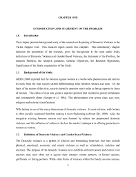 Estimates of dating violence among adolescents range from 15% to 40% contingent on the definitions used (e.g., verbal or physical violence versus violence resulting in a serious injury) and populations sampled (e.g., general population versus clinic samples). Doc Chapter One Introduction And Statement Of The Problem Doreen Munyati Academia Edu