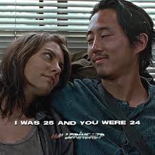 Steven Yeun and Lauren Cohan Goodbye The Walking Dead