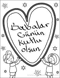 Babalar Gunu Boyama Sayfalari Okul Oncesi Etkinlikleri Babalar Gunu Babalar Boyama Sayfalari