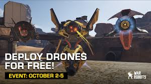 It has a working overhead saw and arm. War Robots Twitterissa This Weekend Deploy All Drones For 0 Power Cells Best Time To Try Out The The New Builds With Zero Risk Https T Co Mizcs8g7mj Twitter