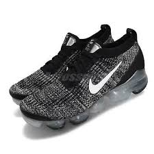 Ebay Sponsored Nike Air Vapormax Flyknit 3 Black White Silver Men Running Shoes Aj6900 002 In 2020 Running Shoes For Men Man Running Silver Man