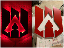 Made this with illustrator, pretty basic but still learning how to use it properly and i really liked it! A Friend Asked Me To Make The Apex Legends Logo With Led Lights On It I Think It Turned Out Well Thought You Ll Would Enjoy This Apexlegends