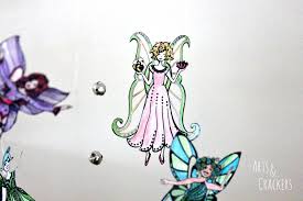 Download fairy silhouette cutouts and use any clip art,coloring,png graphics in your website, document or presentation. Fairy Mobile Coloring Page Craft Tutorial Arts And Crackers