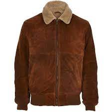 Brown Bellfield Suede Fleece Collar Jacket 220 Liked On Polyvore Featuring Men S Fashion Men S Clothing M Brown Jacket Men Suede Jacket Men Mens Jackets