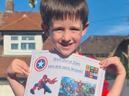 Five-year-old Daniel shows he's all heart with 5K thank you for Alder Hey