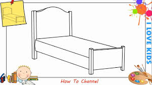 How To Draw A Bed Easy Step By Step For Kids Beginners Children Youtube 1,196 free images of bedroom. how to draw a bed easy step by step for kids beginners children