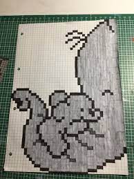 Pixel Art 203 Mutter Und Babyelefant Malen Und Zeichnen Minikreuzstich Muster Zeichnung 9 disney pixel grid coloring pages combine puzzle, math and art to reveal a mystery disney.