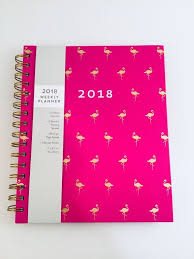 Eccolo Calendar Weekly Monthly Planner Agenda 2018 Student Organizer Flamingos Planner Addicts Monthly Planner Planner