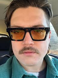 Black Thick Hipster Rectangle Eyeglasses