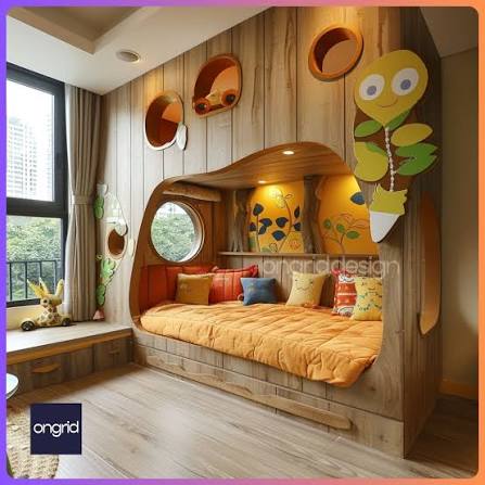 Creative Kids Bedroom Interior Design - Parent Friendly – Ongrid Design