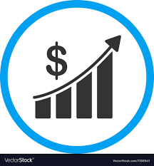 Sales Bar Chart Rounded Icon