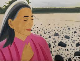 Alex Katz, Ada with Pink Sweater 3, 2019