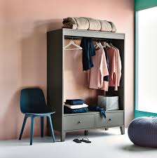 Bryggja Open Kledingkast Donkergrijs 120x173 Cm Ikea Ikea Eetkamerstoelen Ikea Ikea Kledingkast