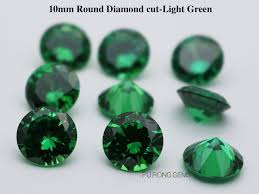 Cubic Zirconia Emerald Green Colored Loose Cz Green Stones