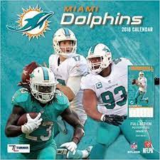 Miami Dolphins 2018 Calendar Inc Lang Companies 0841622110780 Amazon Com Books Miami Dolphins Dolphins Miami