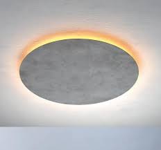 Blade Beton Led Band 2700 Kelvin Warmweiss Deckenlampe Beleuchtung Wohnzimmer Lampe Schlafzimmer Indire Beleuchtung Wohnzimmer Deckenleuchte Beton Deckenlampe