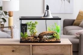 Aqua Culture 10 Gallon Turtle Aquatic Reptile Habitat Starter Kit Walmart Com Walmart Com