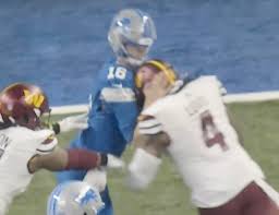 There was no penalty called with this...