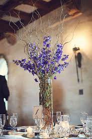 Wedding At The Crosley Mansion Blue Wedding Flowers Wedding Centerpieces Curly Willow Centerpieces