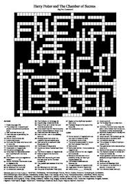 Hard harry potter crossword puzzles printable. Harry Potter And The Chamber Of Secrets Fun Crossword Puzzle By M Walsh
