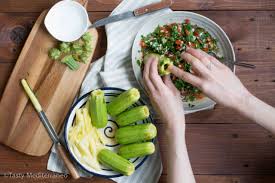 Courgettes Farcies A La Libanaise Vegan Tasty Mediterraneo Courgettes Farcies Courgette Farcie Vegetarienne Aliments Complets