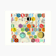 Graphing lines and killing zombies ~ graphing in slope intercept form activity. Mathematical Symbols Art Prints Redbubble