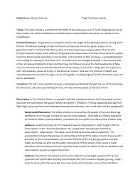 End of chapter), or use the search. Critical Lens Marxist Criticism Text The Great Gatsby Thesis The